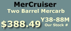 Y38-84M two barrel MerCarb for MerCruiser