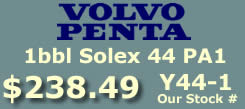 Volvo Penta 1bbl Solex 44 PA1 from flyingfishcarburetors.com