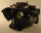 Picture of Y38-4(A) 2 barrel MerCarb marine carburetor with 1 idle mixture screw and an electric choke