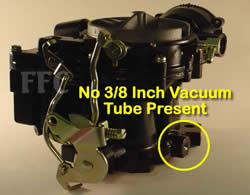 Picture of Y38-1 2 barrel MerCarb marine carburetor with no vacuum tube for numbers: 807312, 06082A