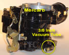 Picture of Y38-84M 2 barrel MerCarb marine carburetor