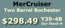 Y39-4B two barrel Rochester 17057139 marine carburetor for MerCruiser V8